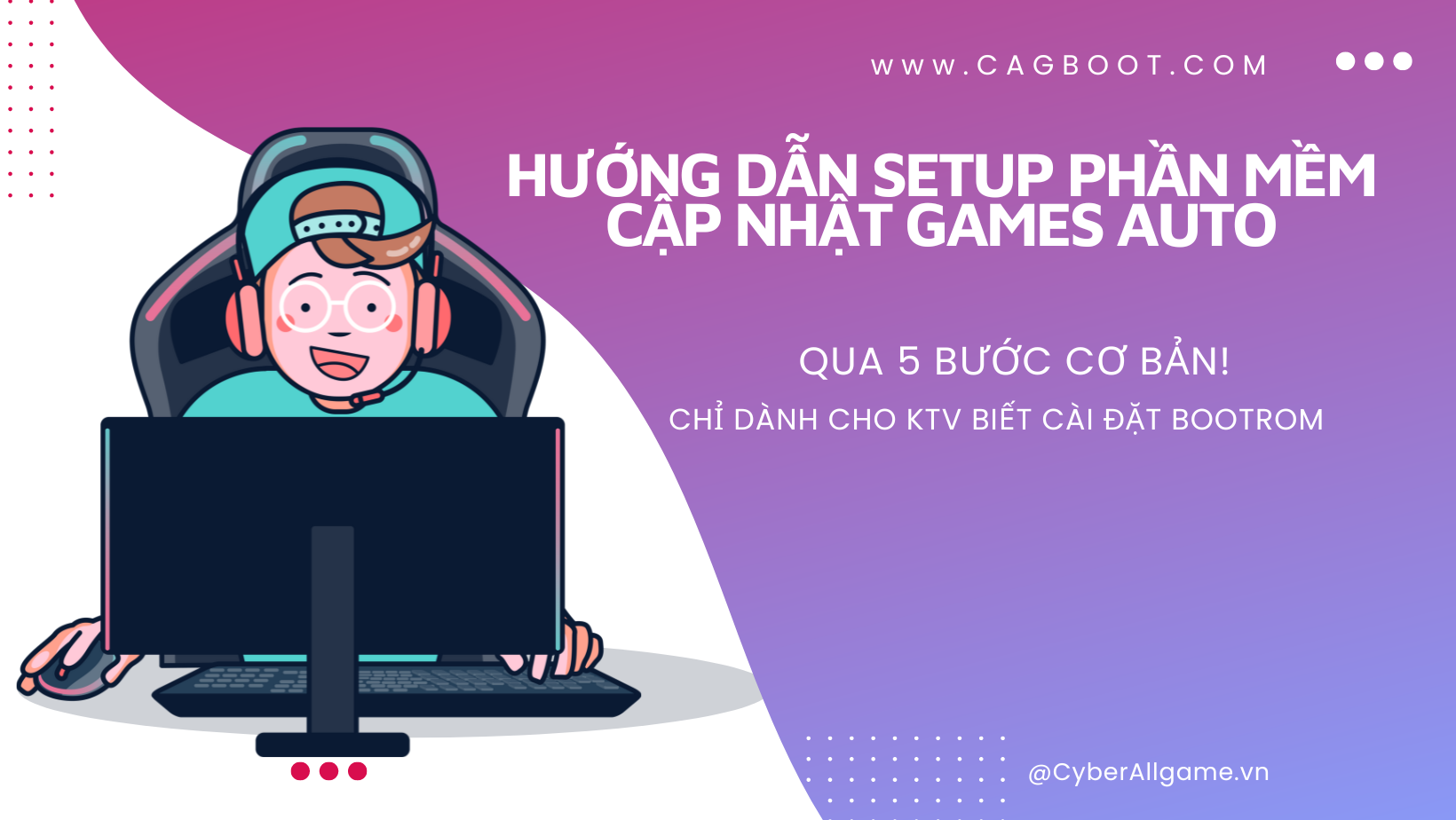 Hướng Dẫn Cài Đặt CAG Boot Cho Cyber Games Qua 5 Bước Đơn Giản