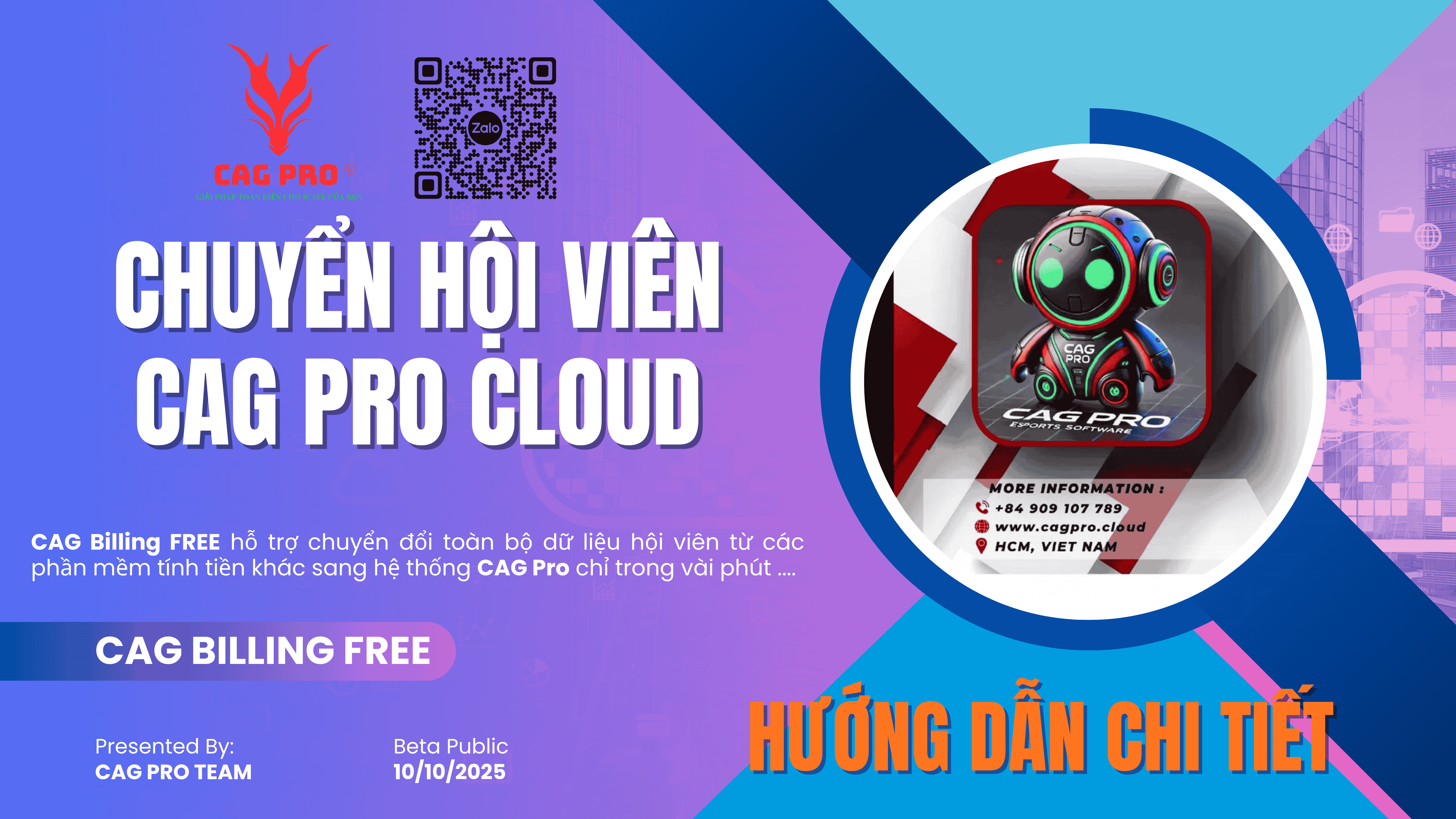 Hướng Dẫn Chuyển Đổi Dữ Liệu Hội Viên Từ Phần Mềm Cũ Sang CAG Billing