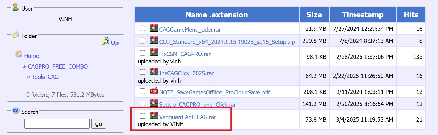 tải Vanguard mới nhất